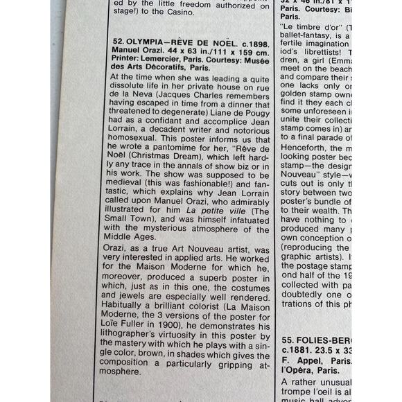 Casino De Paris, Liane De Pougy, Olympia, Rêve de Noël, Music Hall Posters, Book - Picture 5 of 5